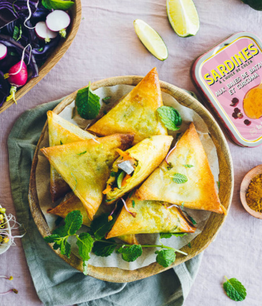 Sardinen mit Baies de Batak & Curcuma