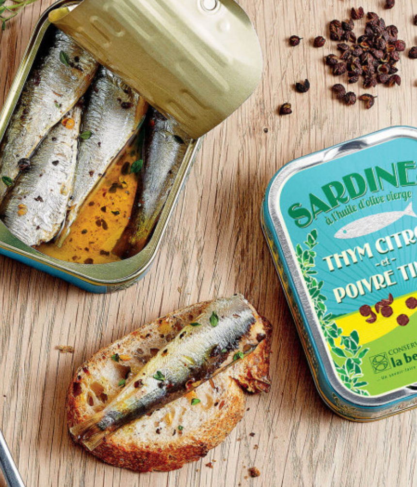 Sardinen mit Thymian-Zitrone & Timut-Pfeffer