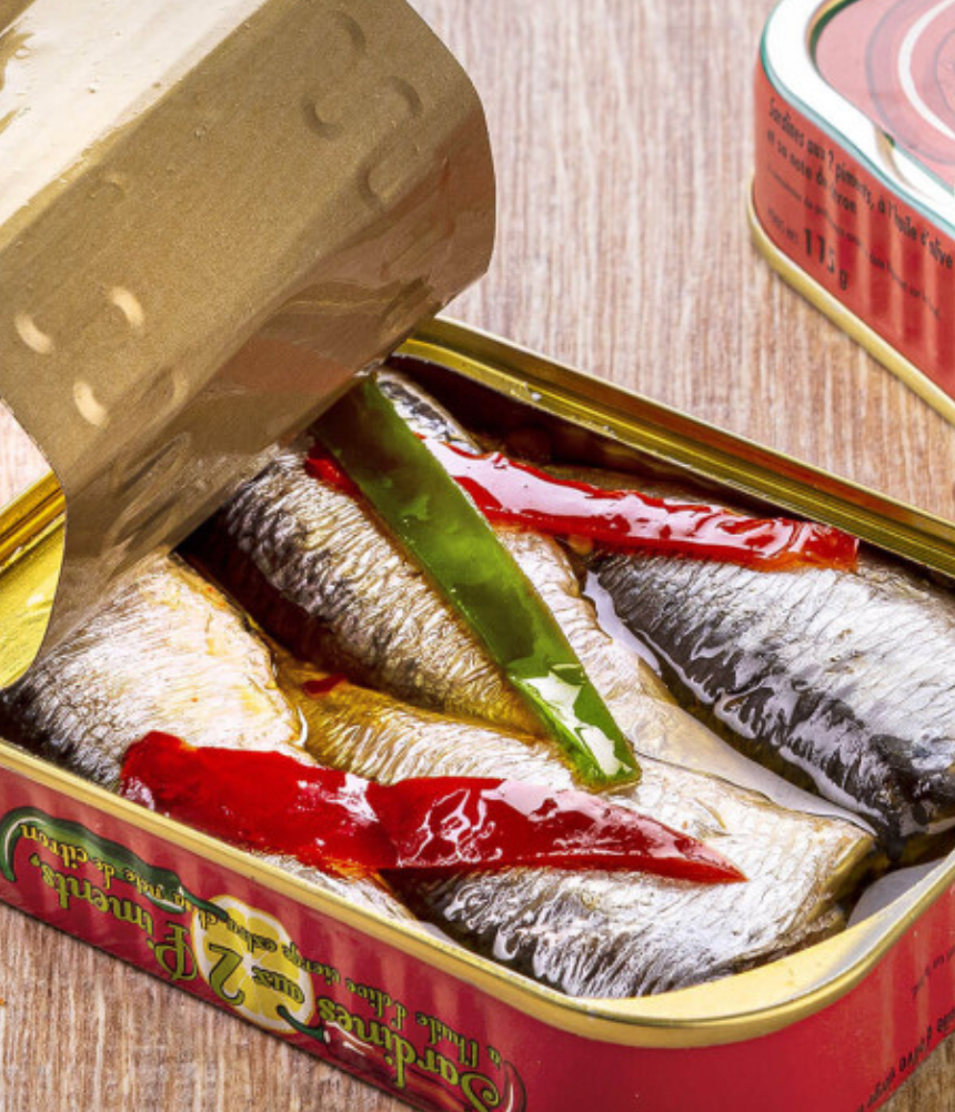 Sardines aux deux piments et sa note de citron