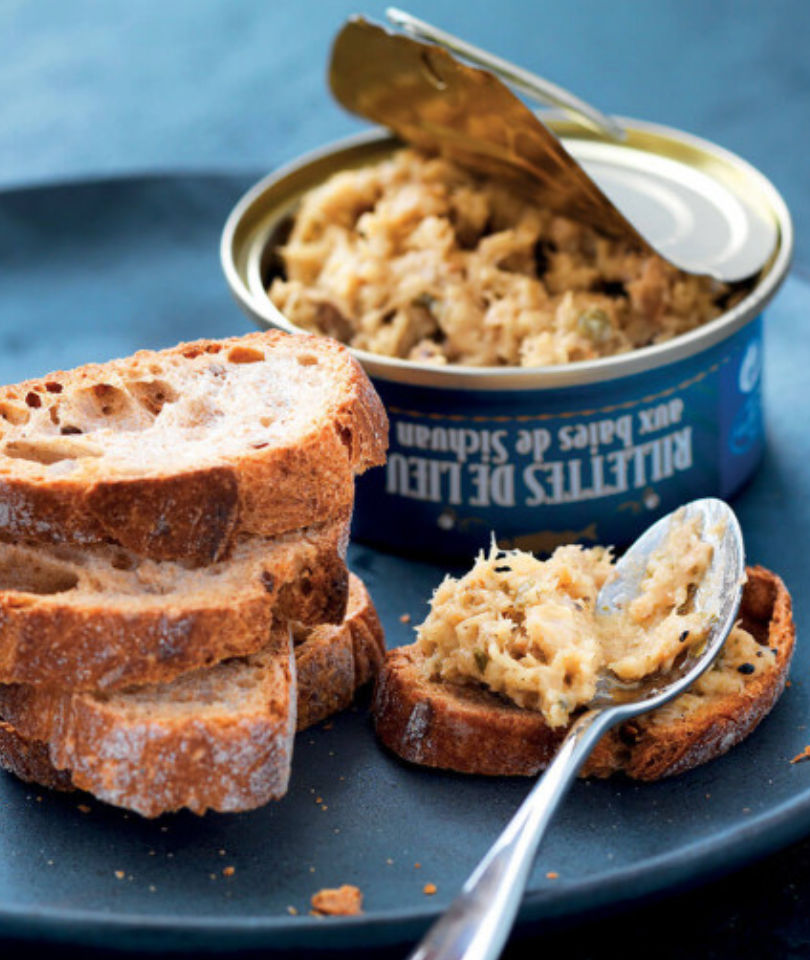 Rillettes vom Seelachs mit Sichuan-Pfeffer-Beeren