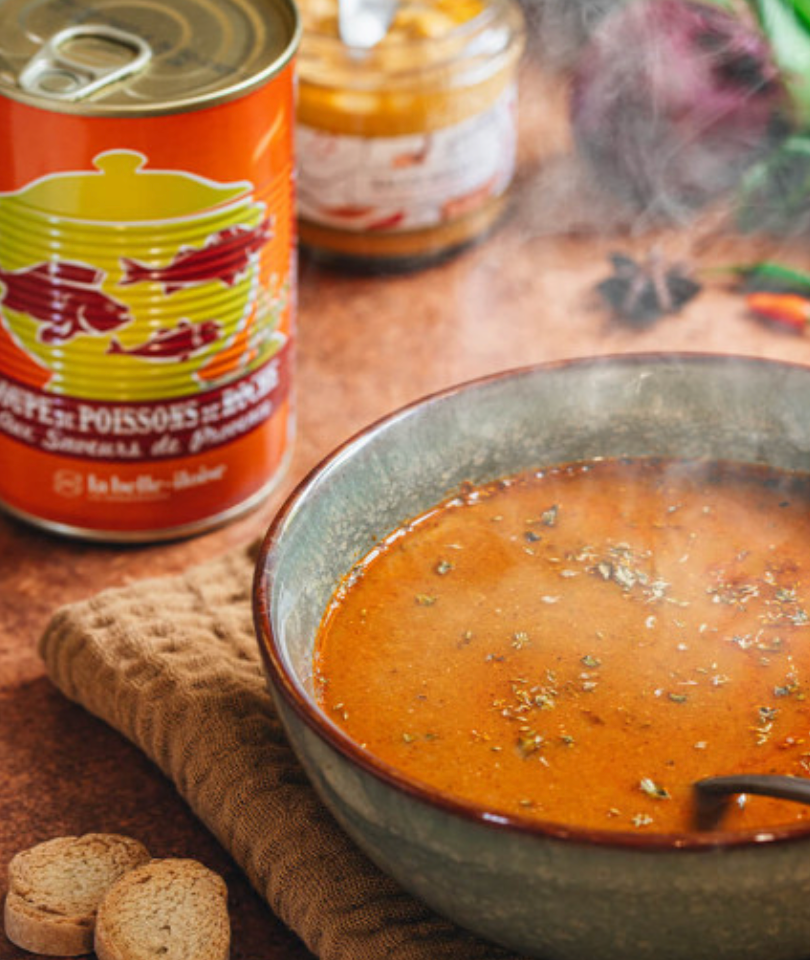 klassische bretonisch-provenzalische Fischsuppe