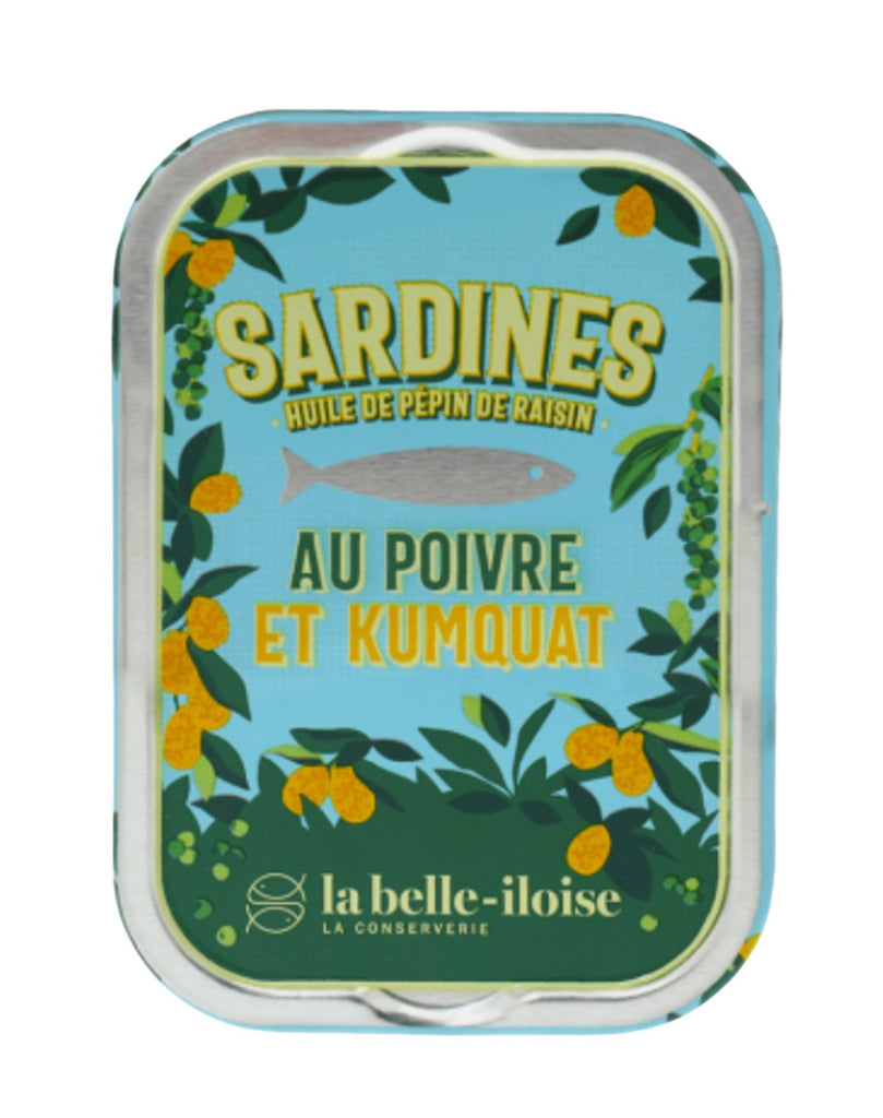 Sardinen mit grünem Pfeffer & Kumquat
