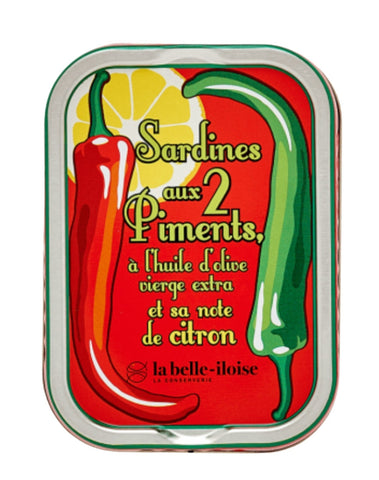 Sardines aux deux piments et sa note de citron