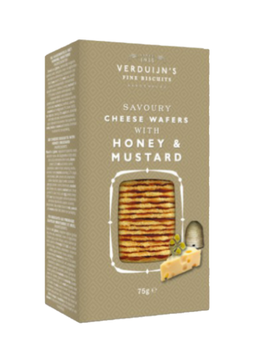 Käse Waffeln mit Honig und Senf