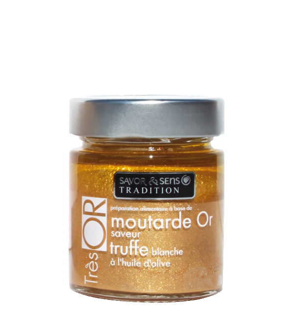 Senf Très OR mit weißem Trüffel-Aroma - L'ÉPICERIE