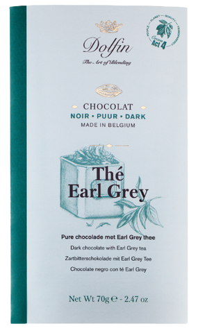 Dolfin Zartbitterschokolade mit Earl Grey Tee