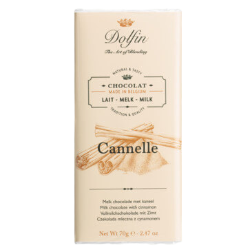 Dolfin Vollmilchschokolade mit Zimt aus Ceylon